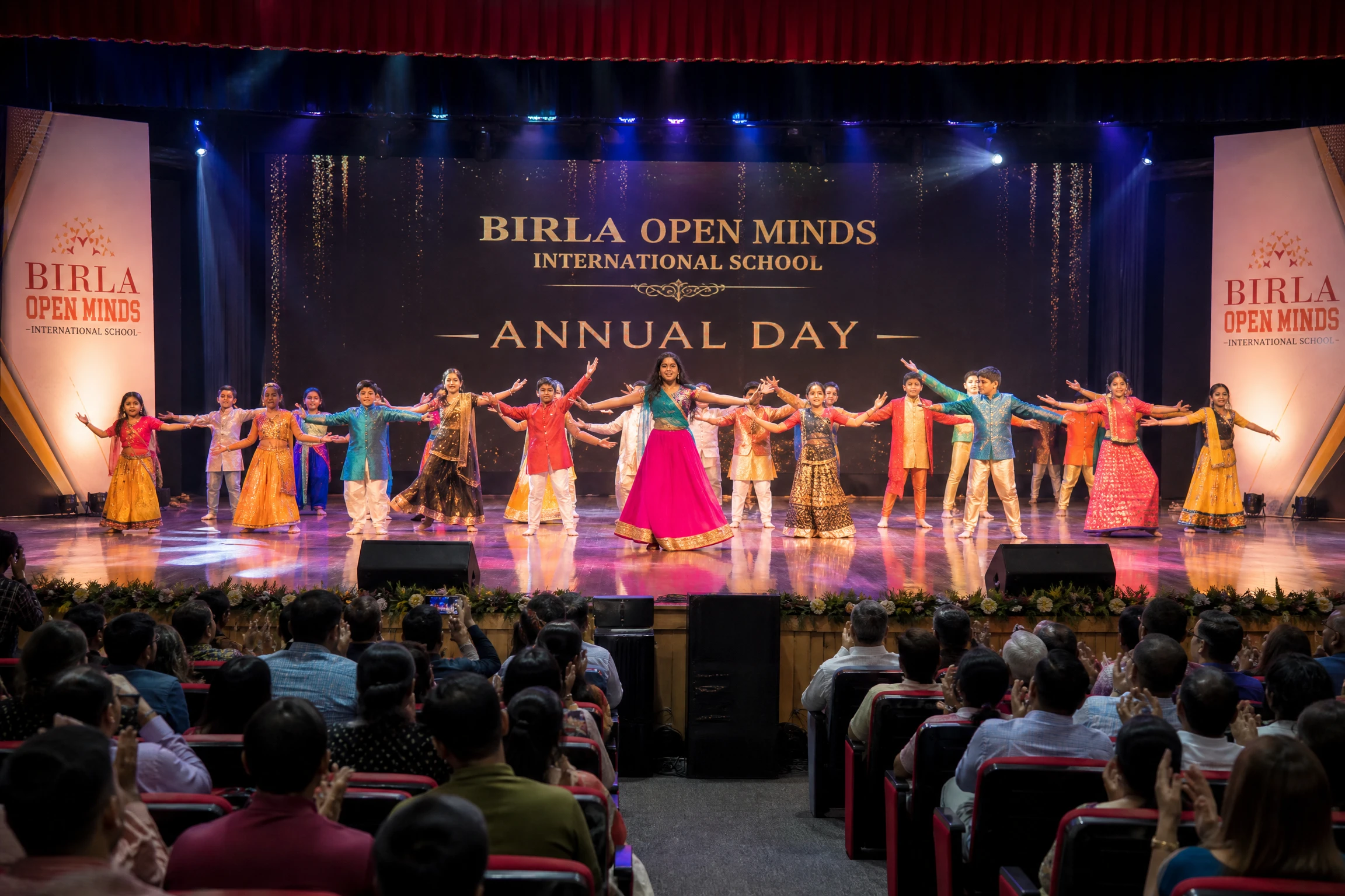 Vibrant School Cultural Event and Performances